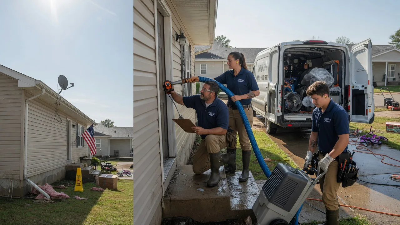 Ceiling Water Damage Restoration in Oakdale, IL near me